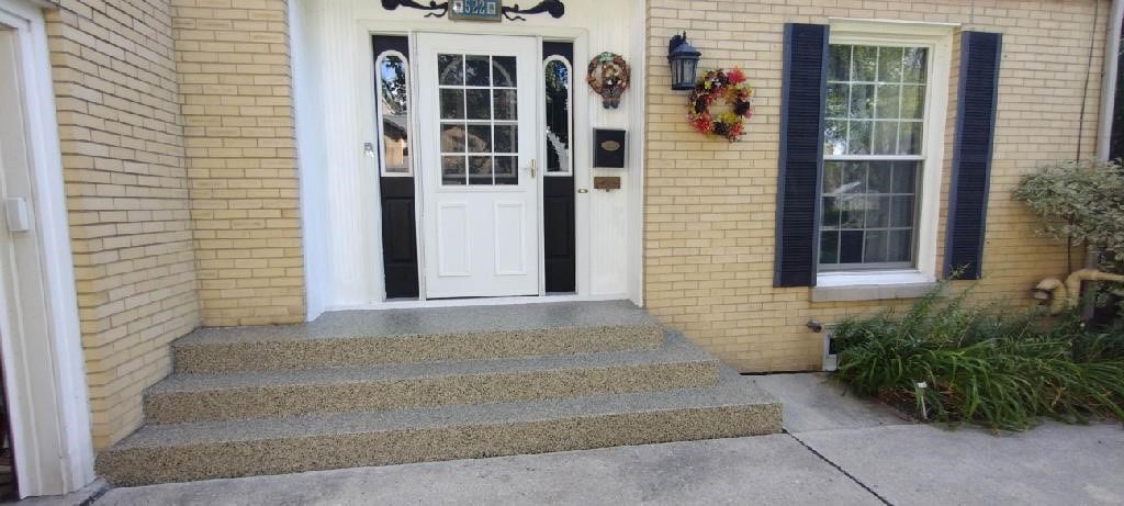 Coffee Bean floor coating Entrance