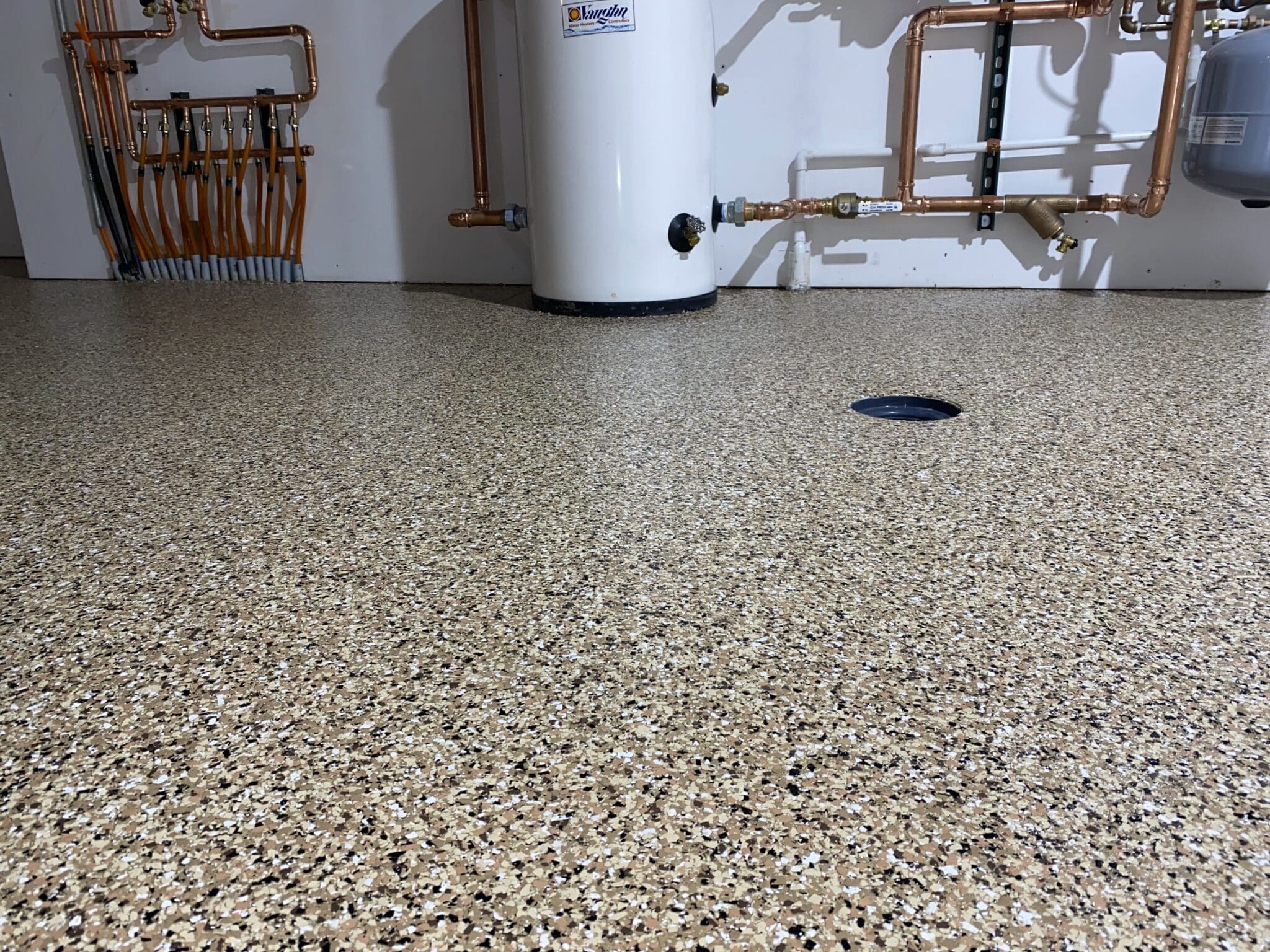 Basement floor coating
