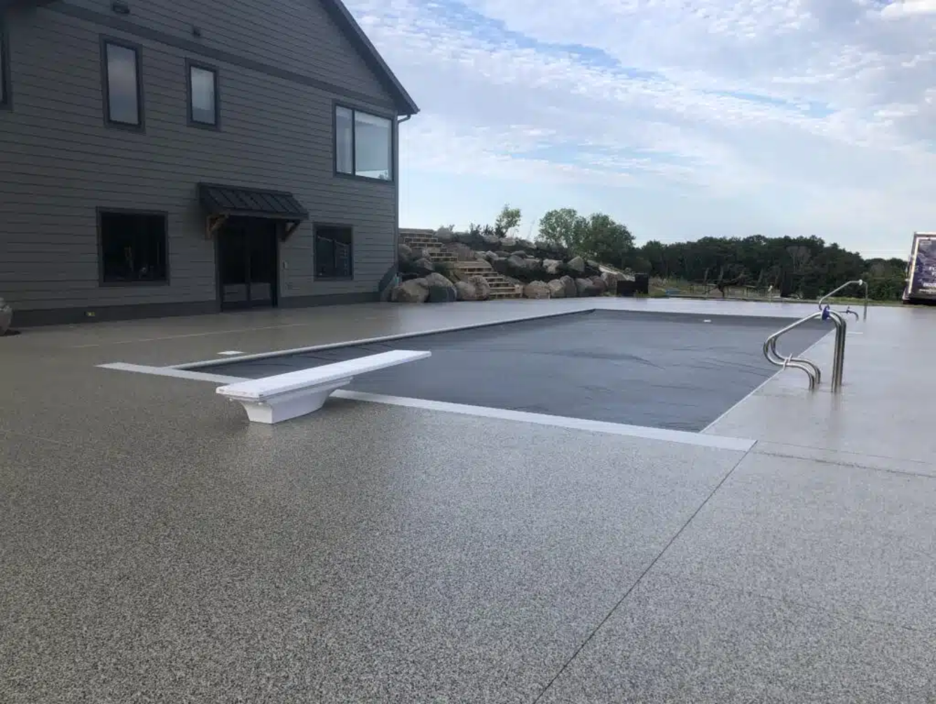 Fortress Floor Coatings Pool Area